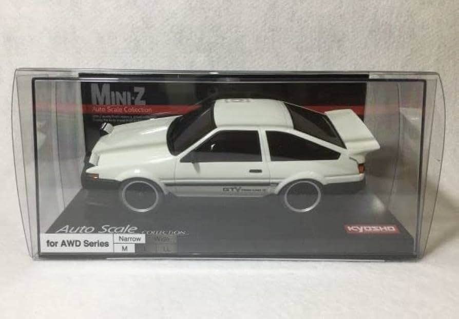 【✴︎PEPE✴︎】ミニッツ　AWD トレノ　ジャイロ、スペアボディ、プロポ付 AWD：トヨタ スプリンター トレノ AE86 GTV | Mini-Z Garage